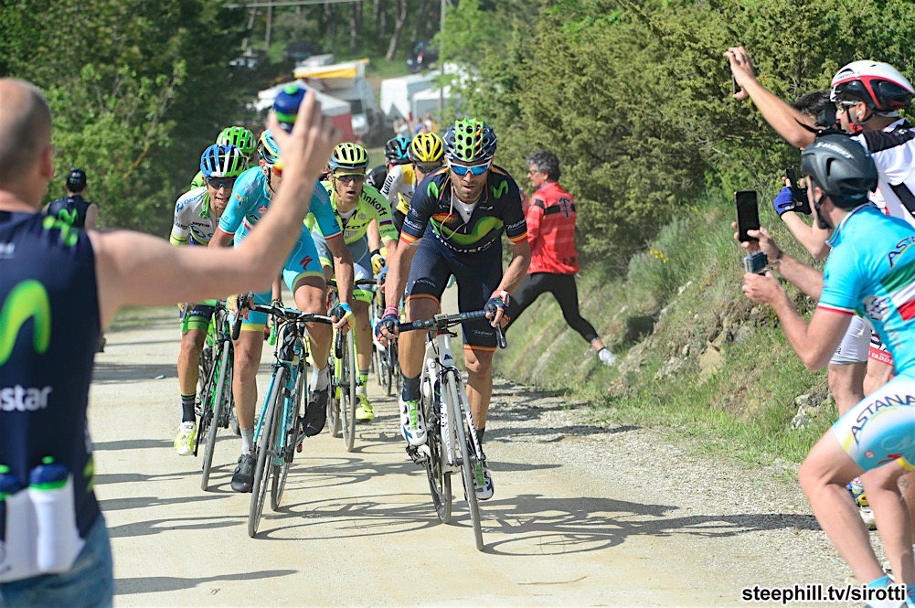 14-05-2016 Giro D'italia; Tappa 08 Foligno - Arezzo; 2016, Movistar; Valverde, Alejandro; Alpe Di Poti;