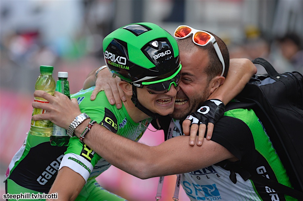 17-05-2016 Giro D'italia; Tappa 10 Campi Bisenzio - Sestola; 2016, Bardiani Csf; Ciccone, Giulio; Sestola;