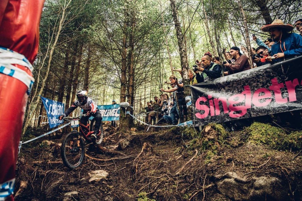 Aaron Gwin é vice campeão em Fort William © Bartek Woliński/Red Bull Content Pool