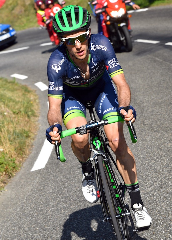 Simon Yates on stage 14 of the 2016 Vuelta a España