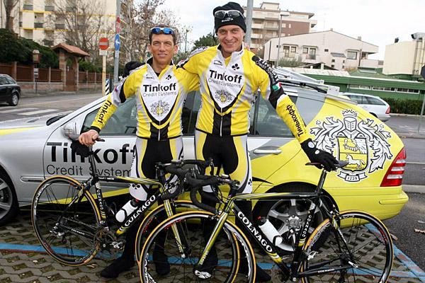 Tyler Hamilton e Oleg Tinkov