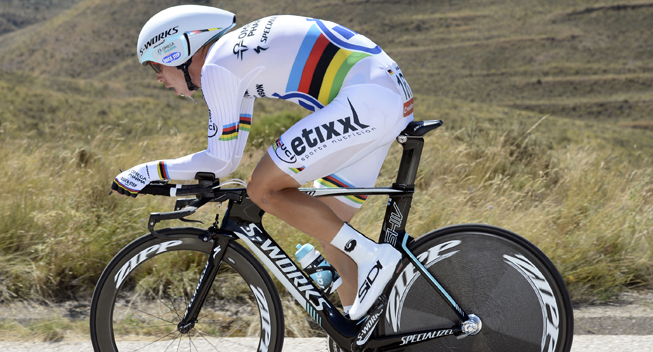 Tony Martin on stage eleven of the 2013 Tour of Spain