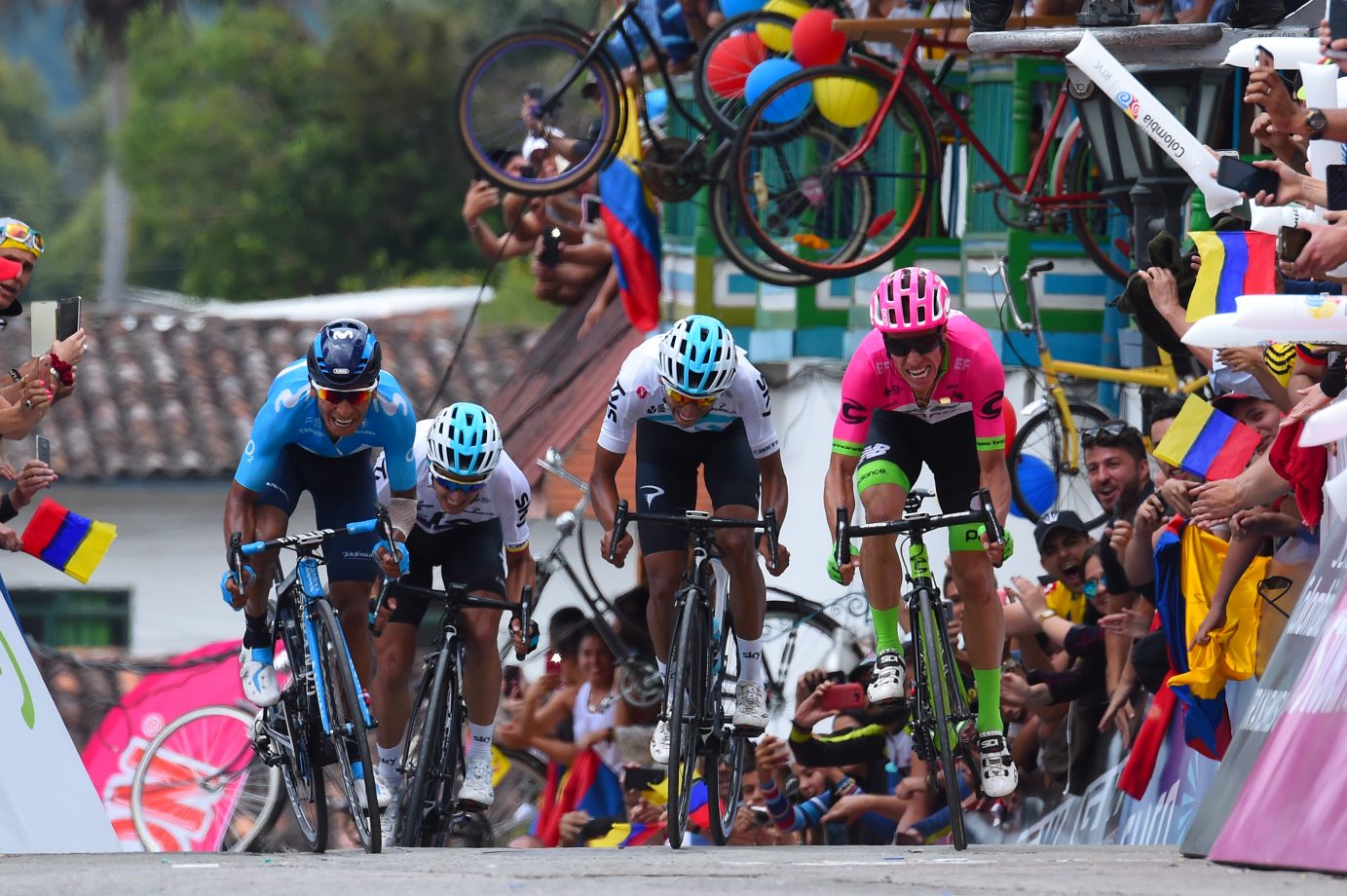 Quem são os principais colombianos no Tour de France Digital Cycling